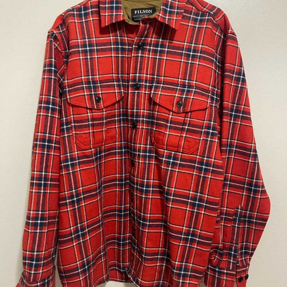 Filson Red Plaid Men's Shirt